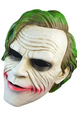 Cossky Joker Helmet Green Hair Clown Mask Halloween Villain Cosplay Props -Costumes Cosplay Sales 178491 2