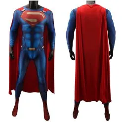 Fandomsky Superman: Man Of Steel Codplay Costume Jumpsuit Cloak Outfits Halloween Carnival Suit