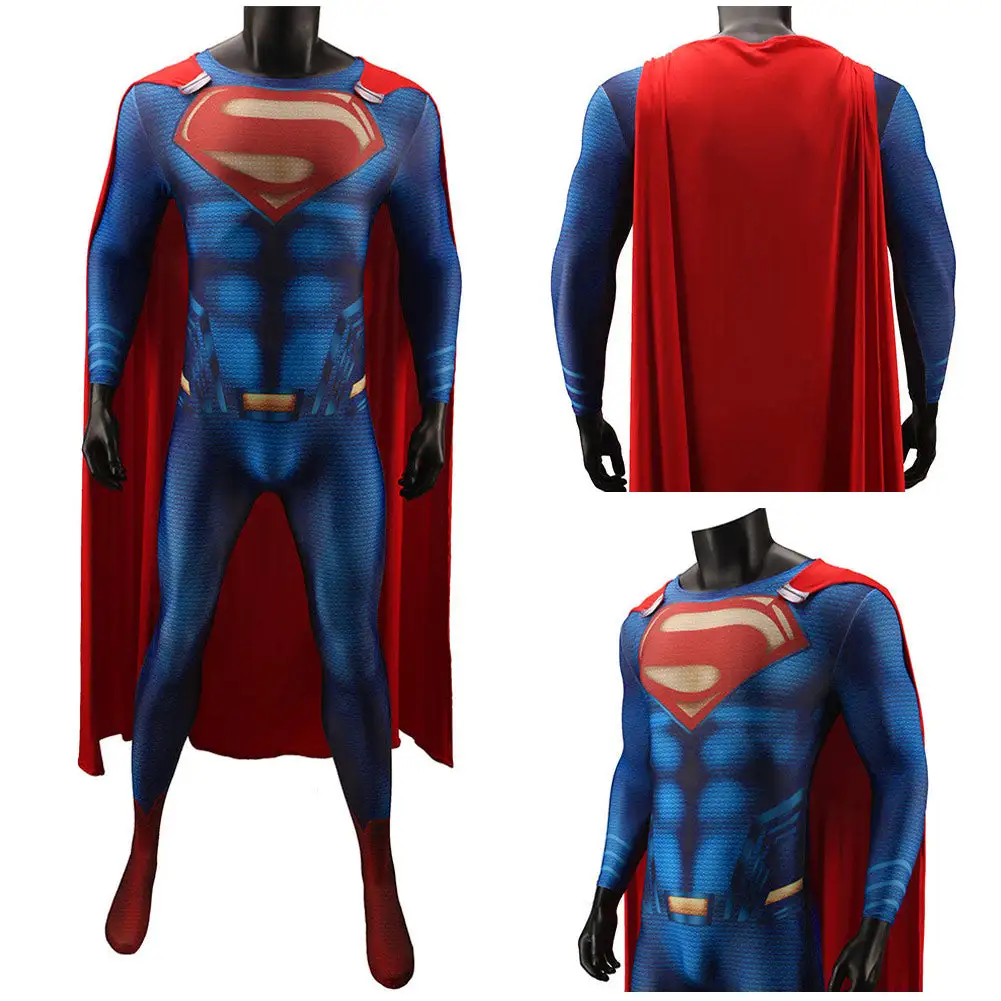 Fandomsky Superman: Man Of Steel Codplay Costume Jumpsuit Cloak Outfits Halloween Carnival Suit 10 Fandomsky Superman: Man Of Steel Codplay Costume Jumpsuit Cloak Outfits Halloween Carnival Suit - Image 8