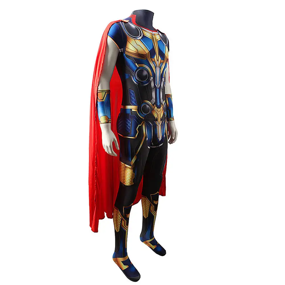 Viele Kostüme Adult Thor: Love And Thunder Cosplay Costume Outfits Jumpsuit Cloak Halloween Carnival Suit 6 Viele Kostüme Adult Thor: Love And Thunder Cosplay Costume Outfits Jumpsuit Cloak Halloween Carnival Suit - Image 4