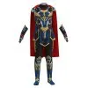 Fandombuy Kids Children Thor: Love And Thunder Thor Cosplay Costume Jumpsuit Cloak Outfits Halloween Carnival Suit