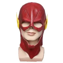 Fansholiday The Flash Mask Cosplay Latex Masks Helmet Masquerade Halloween Party Costume Props
