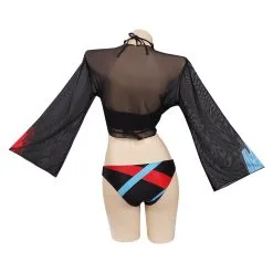 Fansholiday Todoroki Shoto Original Design Cosplay Bikini Top Shorts Cloak Swimsuit -Costumes Cosplay Sales 2509658 3