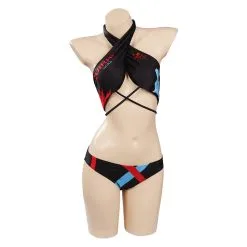 Fansholiday Todoroki Shoto Original Design Cosplay Bikini Top Shorts Cloak Swimsuit -Costumes Cosplay Sales 2509658 5