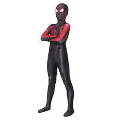 New Cosplaysky Kids Children Spiderman Miles Morales Cosplay Costume Jumpsuit Outfits Halloween Carnival Suit