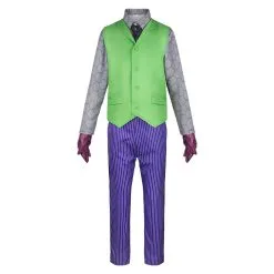 NewCosplay The Dark Knight Joker Cosplay Costume Outfits Halloween Carnival Party Disguise Suits -Costumes Cosplay Sales 2518710 3