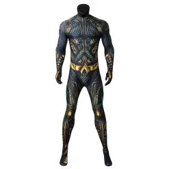 Fandombuy Aquaman Cosplay Costume Jumpsuit Outfits Halloween Carnival Suit