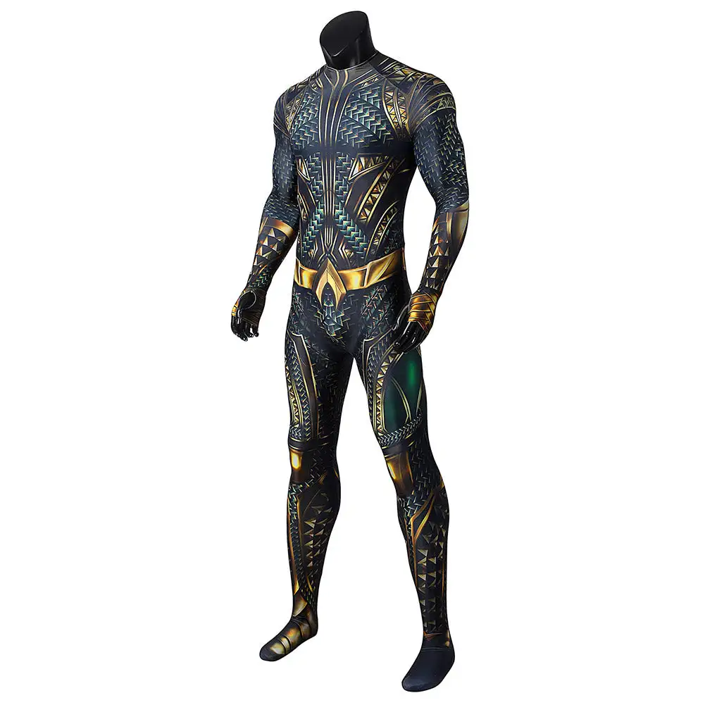 Fandombuy Aquaman Cosplay Costume Jumpsuit Outfits Halloween Carnival Suit 4 Fandombuy Aquaman Cosplay Costume Jumpsuit Outfits Halloween Carnival Suit - Image 2