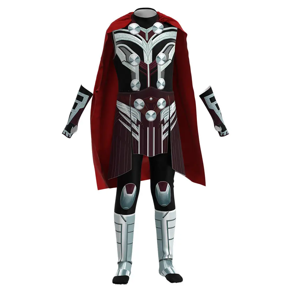 Fansholiday Kids Children Thor: Love And Thunder Jane Foster Cosplay Costume Jumpsuit Outfits 4 Fansholiday Kids Children Thor: Love And Thunder Jane Foster Cosplay Costume Jumpsuit Outfits - Image 2