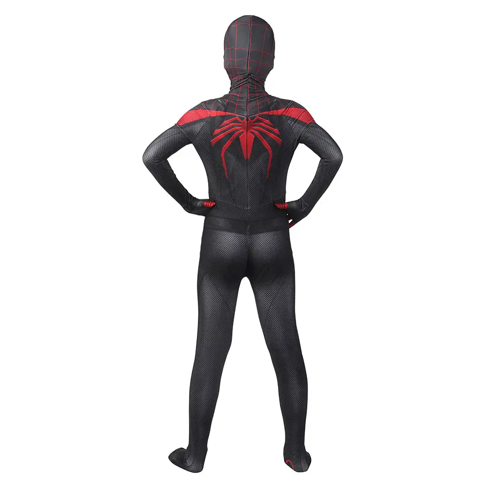 Cosplaygift Kids Children Spiderman Miles Morales Cosplay Costume Outfits Halloween Carnival Suit 4 Cosplaygift Kids Children Spiderman Miles Morales Cosplay Costume Outfits Halloween Carnival Suit - Image 2