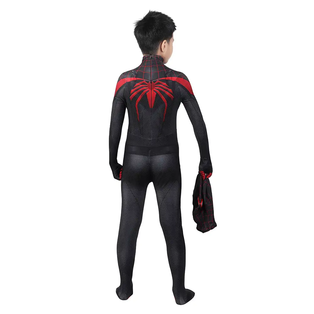 Cosplaygift Kids Children Spiderman Miles Morales Cosplay Costume Outfits Halloween Carnival Suit 5 Cosplaygift Kids Children Spiderman Miles Morales Cosplay Costume Outfits Halloween Carnival Suit - Image 3