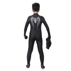 Cossky Kids Children Venom X Spider-Man Miles Morales Cosplay Costume Jumpsuit Outfits Halloween Carnival Suit -Costumes Cosplay Sales 2546022 4