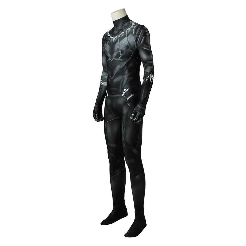 Cosplaygift Captain America: Civil War Black Panther T‘Challa Cosplay Costume Jumpsuit Outfits Halloween Carnival Suit 4 Cosplaygift Captain America: Civil War Black Panther T‘Challa Cosplay Costume Jumpsuit Outfits Halloween Carnival Suit - Image 2