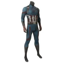 Viele Kostüme Captain America（Infinity War）Steven Rogers Cosplay Costume Jumpsuit Outfits Halloween Carnival Suit -Costumes Cosplay Sales 257722 2