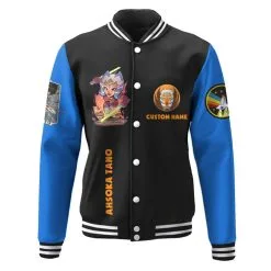 Cosplaygift Star Wars Ahsoka Tano/Anakin Skywalker Cosplay Hoodie Men Women Casual 3D Printed Baseball Jacket Coat