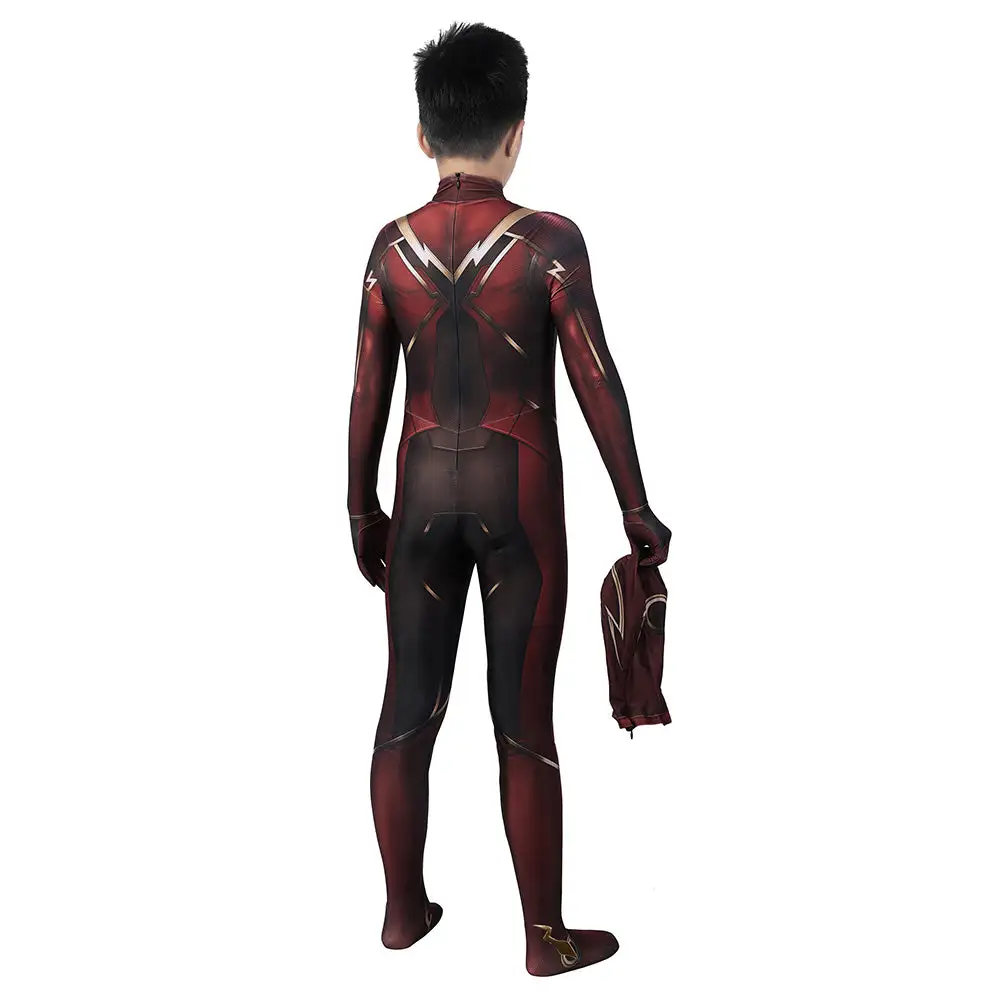 Fandomsky Kids Children The Flash Cosplay Costume Outfits Halloween Carnival Suit 6 Fandomsky Kids Children The Flash Cosplay Costume Outfits Halloween Carnival Suit - Image 4