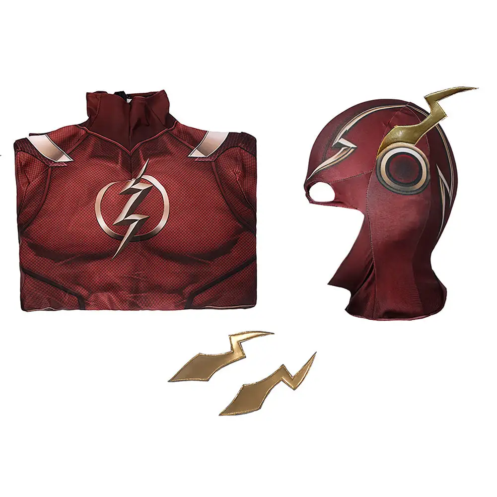 Fandomsky Kids Children The Flash Cosplay Costume Outfits Halloween Carnival Suit 9 Fandomsky Kids Children The Flash Cosplay Costume Outfits Halloween Carnival Suit - Image 7