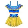 NewCosplay Kids Girls Snow White Cosplay Costume Two-Piece Swimwear Outfits -Costumes Cosplay Sales 268250 1