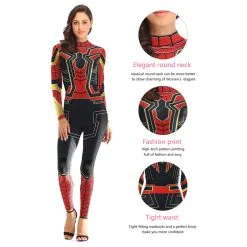 NewCosplay Iron Spider-Man Women Jumpsuit Outfits Halloween Carnival Suit Cosplay Costume 9 NewCosplay Iron Spider-Man Women Jumpsuit Outfits Halloween Carnival Suit Cosplay Costume -Costumes Cosplay Sales 2709aab91c1fd739557f8ab0eace3c82