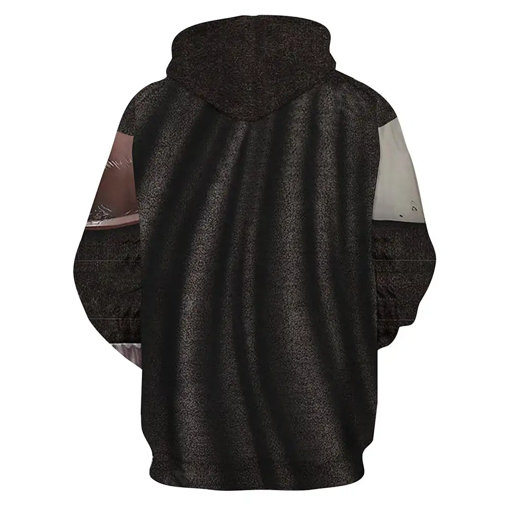 New Cosplaysky Unisex Star Wars Hoodie The Mandalorian Cosplay Hooded Pullover Sweatshirt Cosplay Costume 4 New Cosplaysky Unisex Star Wars Hoodie The Mandalorian Cosplay Hooded Pullover Sweatshirt Cosplay Costume - Image 2