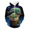 New Cosplaysky Unisex Star Wars Mandalorian Baby Yoda Printed Hoodie Movie Cloth 1 New Cosplaysky Unisex Star Wars Mandalorian Baby Yoda Printed Hoodie Movie Cloth -Costumes Cosplay Sales 289065 1
