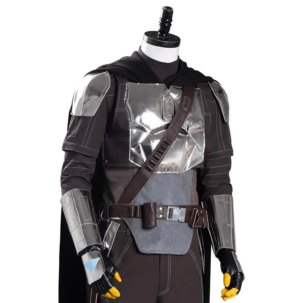 NewCosplay The Mandalorian S2 Beskar Armor Coat Uniform Outfits Halloween Carnival Suit Cosplay Costume 12 NewCosplay The Mandalorian S2 Beskar Armor Coat Uniform Outfits Halloween Carnival Suit Cosplay Costume - Image 10