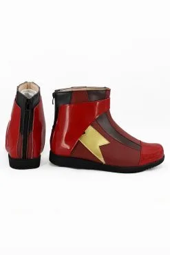 NewCosplay Justice League 2017 Movie Barry Allen Flash Boots Cosplay Shoes -Costumes Cosplay Sales 3475 1 min a50727c5 1749 4608 8759 af6bb640b519
