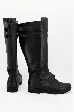 NewCosplay Star Wars Anakin Skywalker Black Boots Cosplay Shoes 9 NewCosplay Star Wars Anakin Skywalker Black Boots Cosplay Shoes -Costumes Cosplay Sales 3558 anakin skywalker 3 min