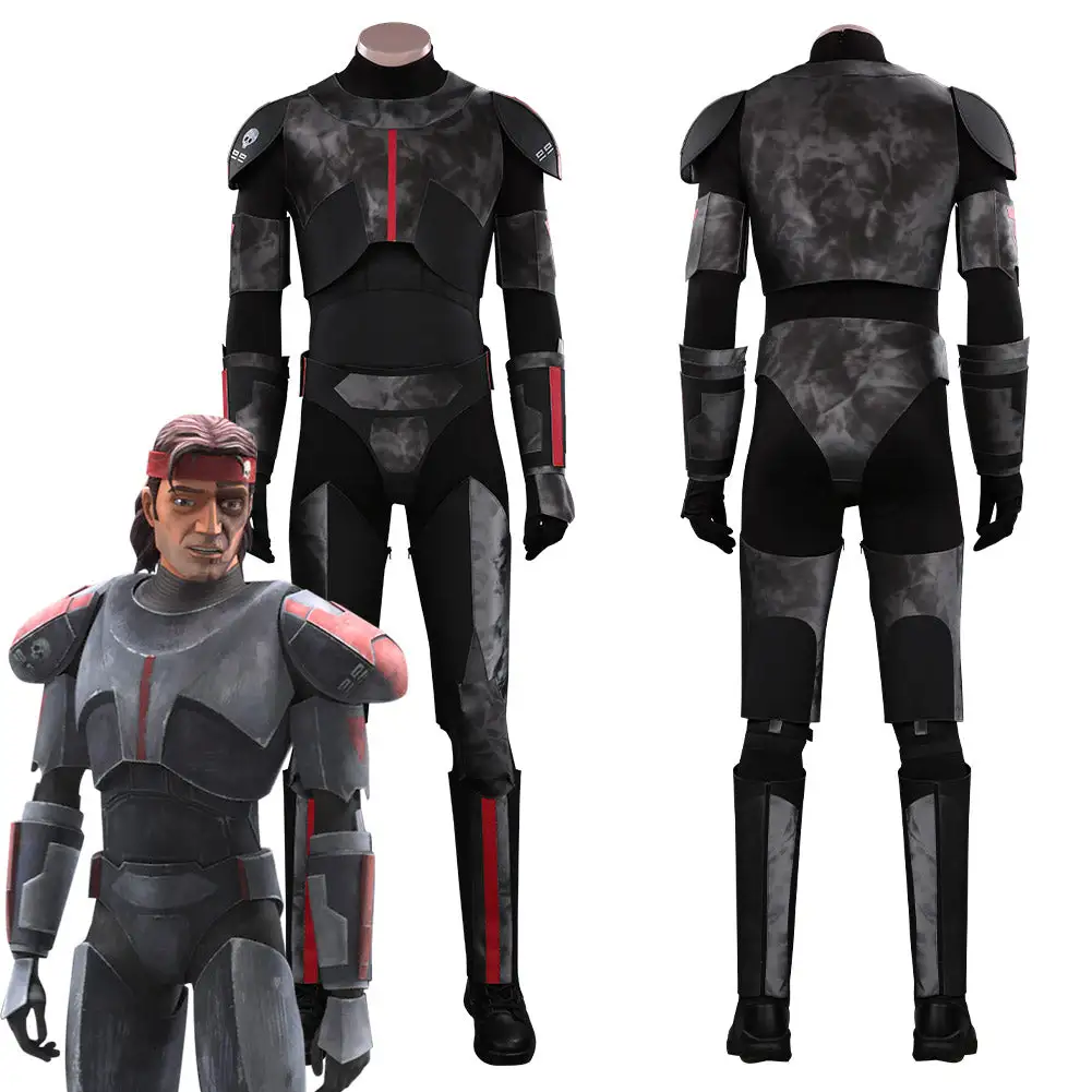 NewCosplay Star Wars: The Bad Batch Cosplay Outfits Halloween Carnival Suit Costume Jumpsuit 3 NewCosplay Star Wars: The Bad Batch Cosplay Outfits Halloween Carnival Suit Costume Jumpsuit
