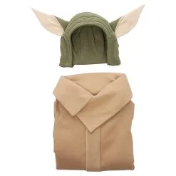 NewCosplay The Mandalorian Season 2-Baby Yoda Grogu Coat Headgear Cosplay Costume For Kids -Costumes Cosplay Sales 3a90c09ee0137feedafde77b7d2c7880