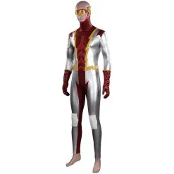 NewCosplay The Flash S7 Bart Allen Impulse Cosplay Costume Jumpsuit Outfits Halloween Carnival Suit -Costumes Cosplay Sales 3ad6a178157fed71e94968071d3bf0f4