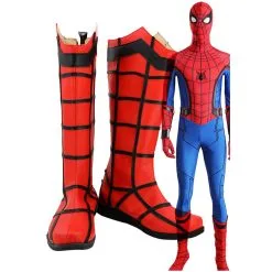 New Cosplaysky SpiderMan Homecoming Spider Man Boots Cosplay Shoes