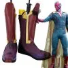 New Cosplaysky Avengers Infinity War Vision Cosplay Shoes Boots -Costumes Cosplay Sales 403896 4