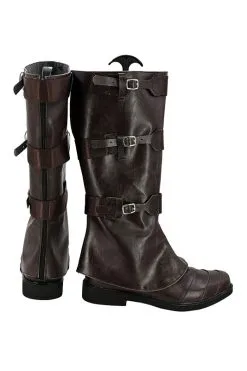 New Cosplaysky Avengers Infinity War Captain America Steven Rogers Cosplay Shoes Boots -Costumes Cosplay Sales 403925 3885060277410 product