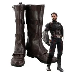 New Cosplaysky Avengers Infinity War Captain America Steven Rogers Cosplay Shoes Boots