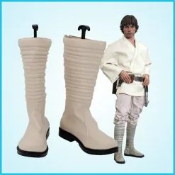 Fandombuy Star Wars: Episode IV - A New Hope Luke Skywalker Cosplay Shoes Boots Halloween Costumes Accessory Custom Made -Costumes Cosplay Sales 40A5459 4