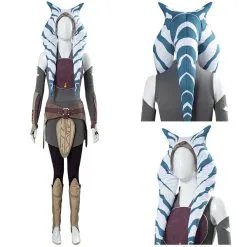 NewCosplay Star Wars Rebels Ahsoka Tano Women Dress Outfit Halloween Carnival Costume Cosplay Costume -Costumes Cosplay Sales 462d26af4e7c65c5355651956823d6ef
