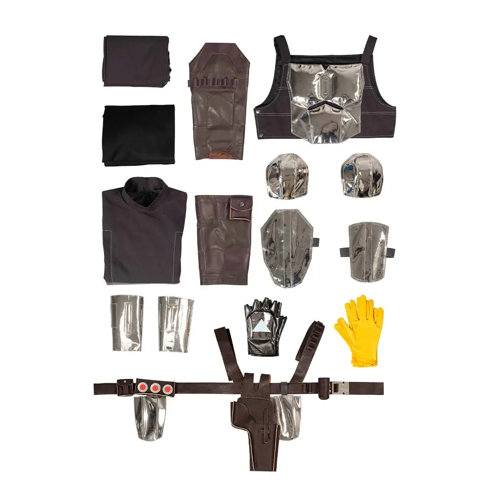 NewCosplay The Mandalorian S2 Beskar Armor Coat Uniform Outfits Halloween Carnival Suit Cosplay Costume 13 NewCosplay The Mandalorian S2 Beskar Armor Coat Uniform Outfits Halloween Carnival Suit Cosplay Costume - Image 11