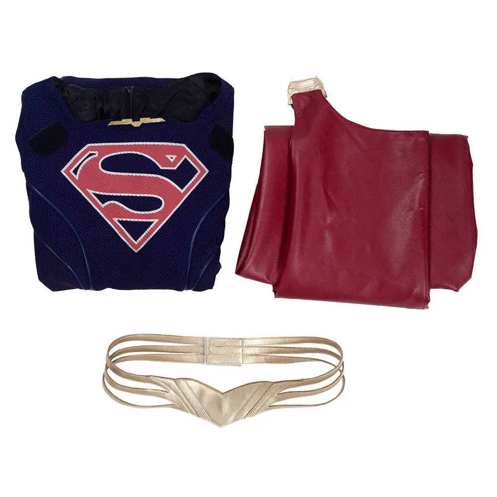 NewCosplay Supergirl Season 5 Kara Danvers Jumpsuit Halloween Carnival Suit Cosplay Costume 11 NewCosplay Supergirl Season 5 Kara Danvers Jumpsuit Halloween Carnival Suit Cosplay Costume - Image 9