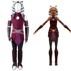 NewCosplay Star Wars: The Clone Wars Ahsoka Tano Kids Children Halloween Carnival Suit Outfits Cosplay Costume -Costumes Cosplay Sales 53d6c6e762e9d4be119bec0050b0af07