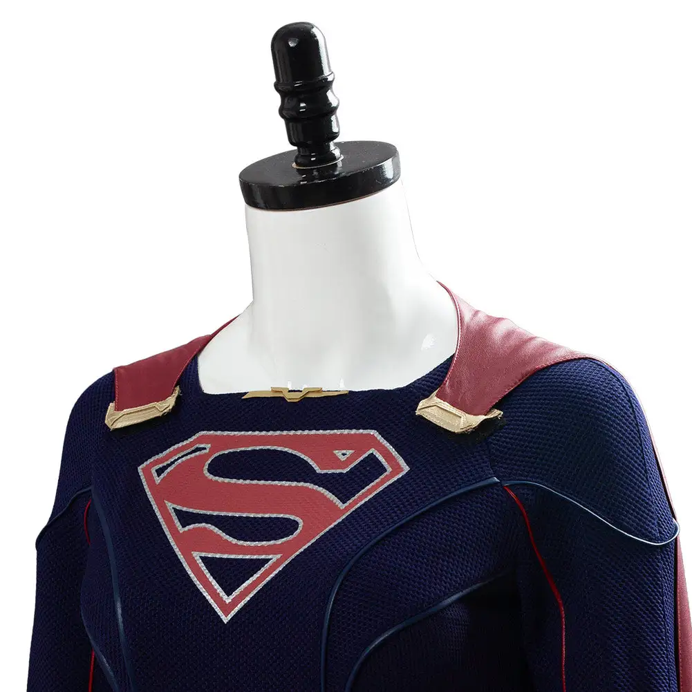 NewCosplay Supergirl Season 5 Kara Danvers Jumpsuit Halloween Carnival Suit Cosplay Costume 9 NewCosplay Supergirl Season 5 Kara Danvers Jumpsuit Halloween Carnival Suit Cosplay Costume - Image 7