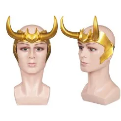 NewCosplay Thor: Ragnarok Loki Mask Cosplay Latex Masks Helmet Masquerade Halloween Party Costume Props