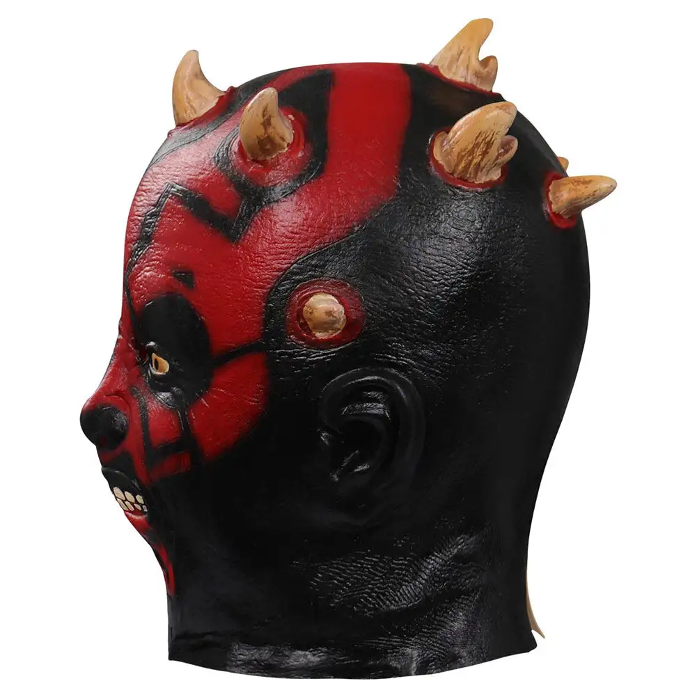 NewCossky Star Wars:Darth Maul Mask Cosplay Latex Masks Helmet Costume Props 5 NewCossky Star Wars:Darth Maul Mask Cosplay Latex Masks Helmet Costume Props - Image 3