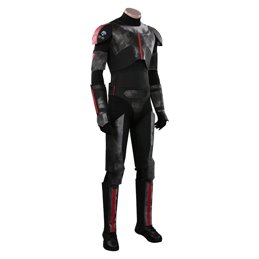 NewCosplay Star Wars: The Bad Batch Cosplay Outfits Halloween Carnival Suit Costume Jumpsuit 7 NewCosplay Star Wars: The Bad Batch Cosplay Outfits Halloween Carnival Suit Costume Jumpsuit - Image 5
