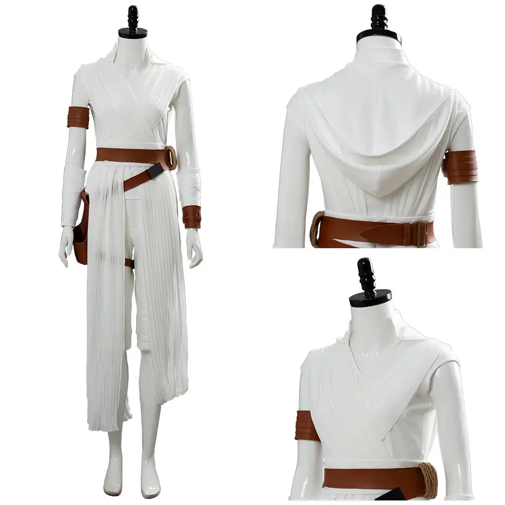 NewCosplay Star Wars 9 The Rise Of Skywalker Rey Cosplay Costume 4 NewCosplay Star Wars 9 The Rise Of Skywalker Rey Cosplay Costume - Image 2