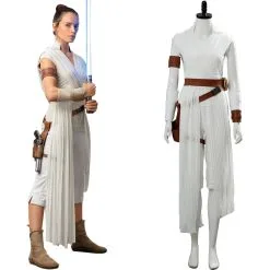 NewCosplay Star Wars 9 The Rise Of Skywalker Rey Cosplay Costume