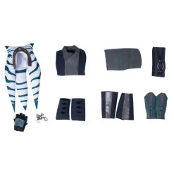 NewCosplay Star Wars Ahsoka Tano Kids Children Outfits Halloween Carnival Suit Cosplay Costume -Costumes Cosplay Sales 79bbc8ab9f92bd9894acba7723f8e37a