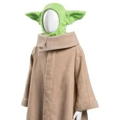 NewCosplay The Mandalorian -Baby Yoda Robe Hat Outfits Halloween Carnival Suit Cosplay Costume For Kids -Costumes Cosplay Sales 8839d451147cd9baf5f042bb637427ab