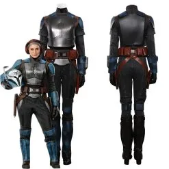 NewCosplay The Mandalorian S2 Bo-Katan Kryze Top Vest Pants Outfits Halloween Carnival Suit Cosplay Costume