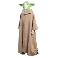 NewCosplay The Mandalorian -Baby Yoda Robe Hat Outfits Halloween Carnival Suit Cosplay Costume For Kids -Costumes Cosplay Sales 9efbcb4f9862ef2e9bdf568eb54485cd